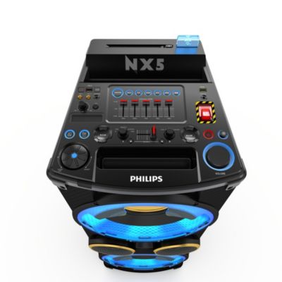 philips dj party machine speakers