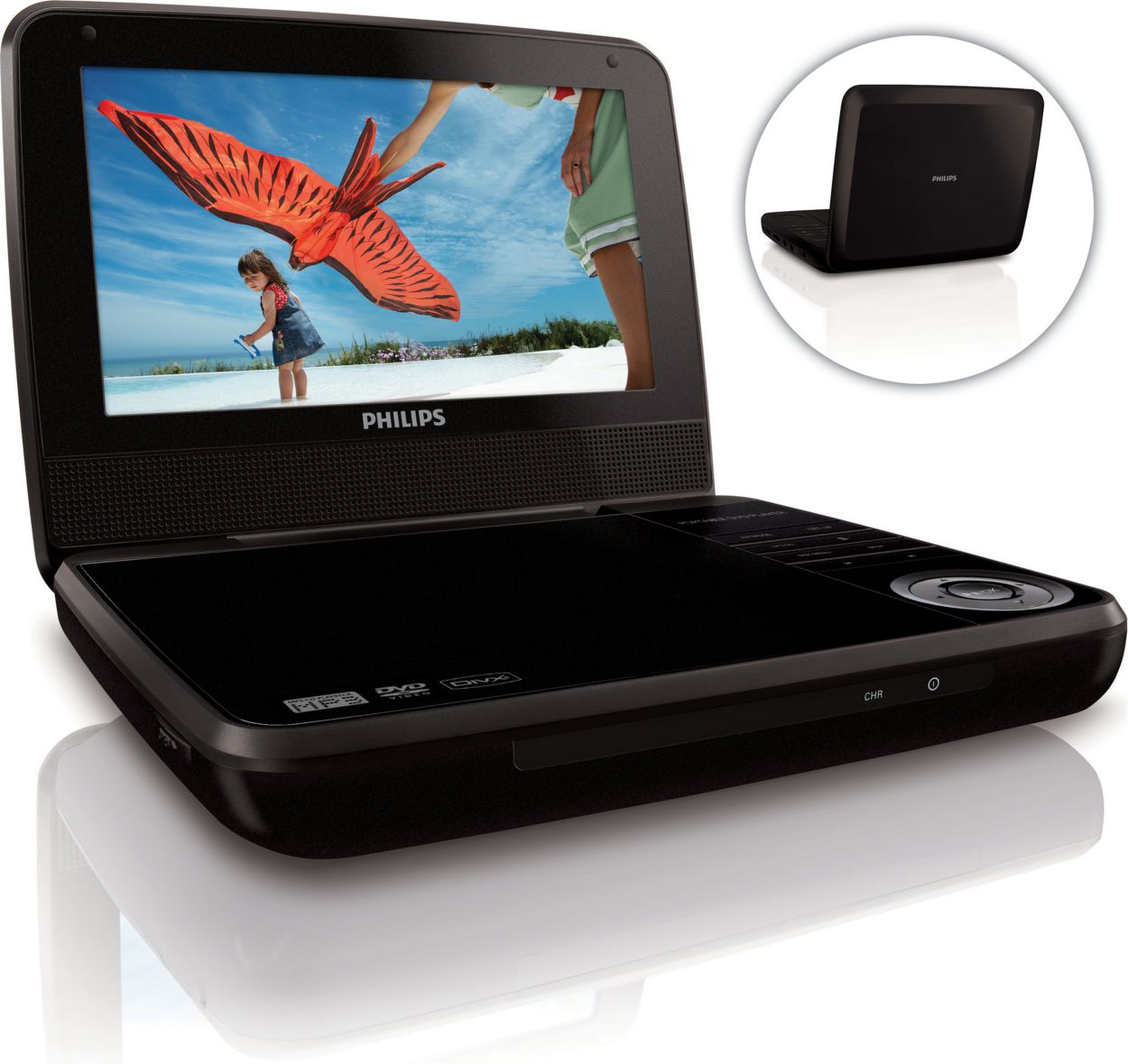 Tragbarer DVDPlayer PD7001B/12 Philips