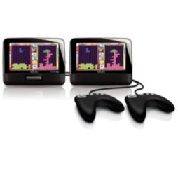 Lecteur DVD portable avec double &eacute;cran