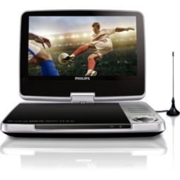 Tragb. DVD-Player, digit. Fernseher