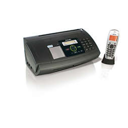 Fax com fotocopiadora, SMS e DECT