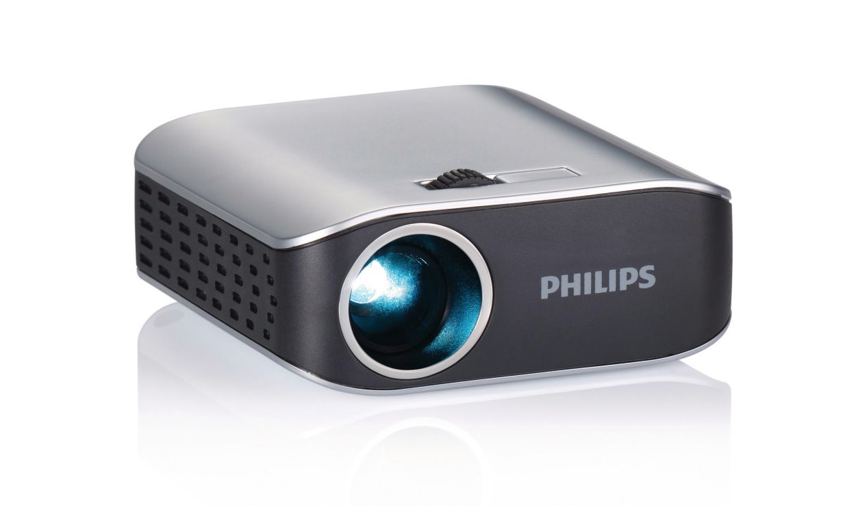 Projecteur PicoPix Micro Philips – Portable, LED DLP, Autonomie 3h, HDMI, MicroSD