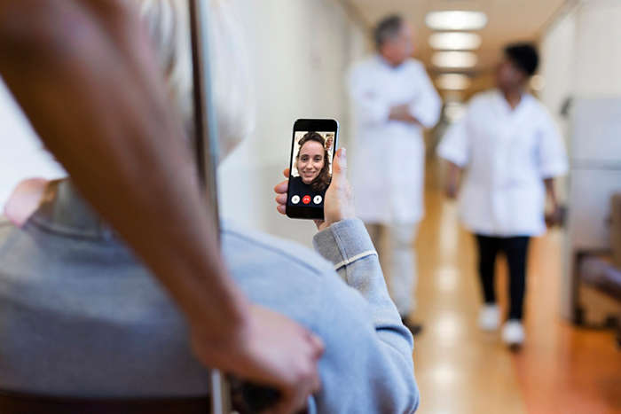 Patient video calling
