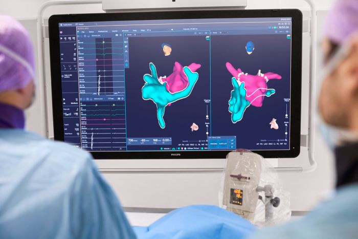 Philips KODEX EPD monitor view in the lab