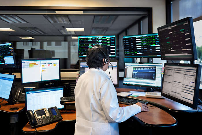 Philips tele-critical care center