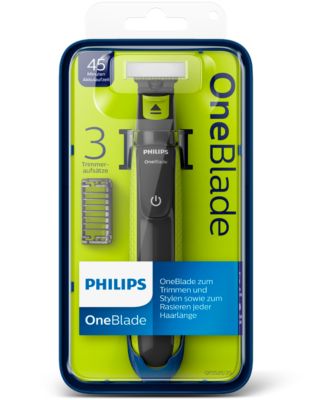 philips one blade cut head hair