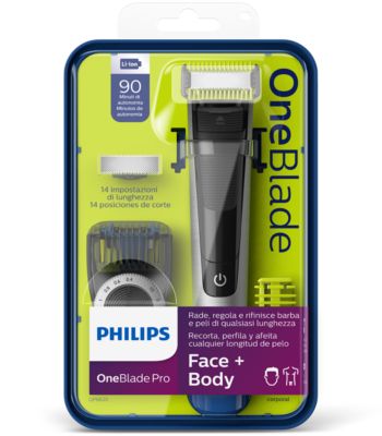 philips one blade face and body