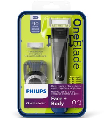 philips oneblade face & body