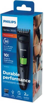 philips trimmer charge time