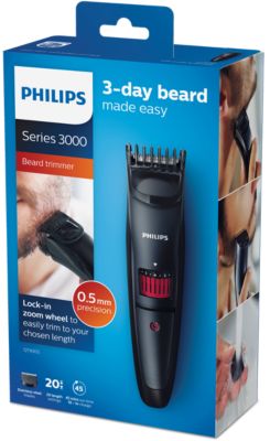 philips series 3000 beard trimmer charging time