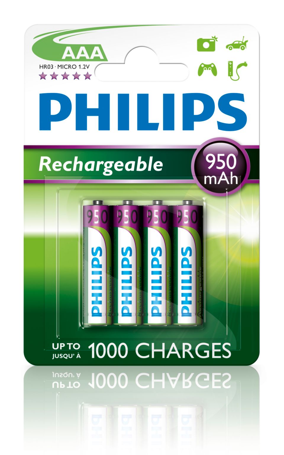 Rechargeables Rechargeable Accu R03b4a100 97 Philips