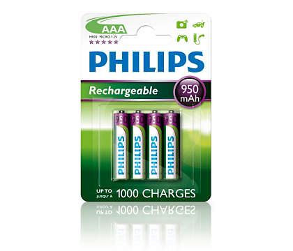 Rechargeables Rechargeable accu R03B4A100/97