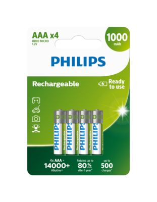 aaa rechargeable battery for philips trimmer
