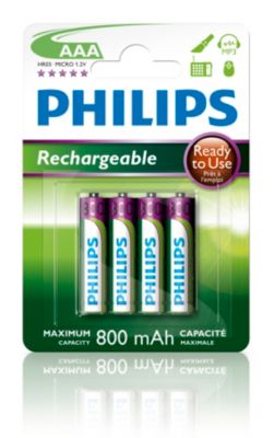 aaa rechargeable battery for philips trimmer