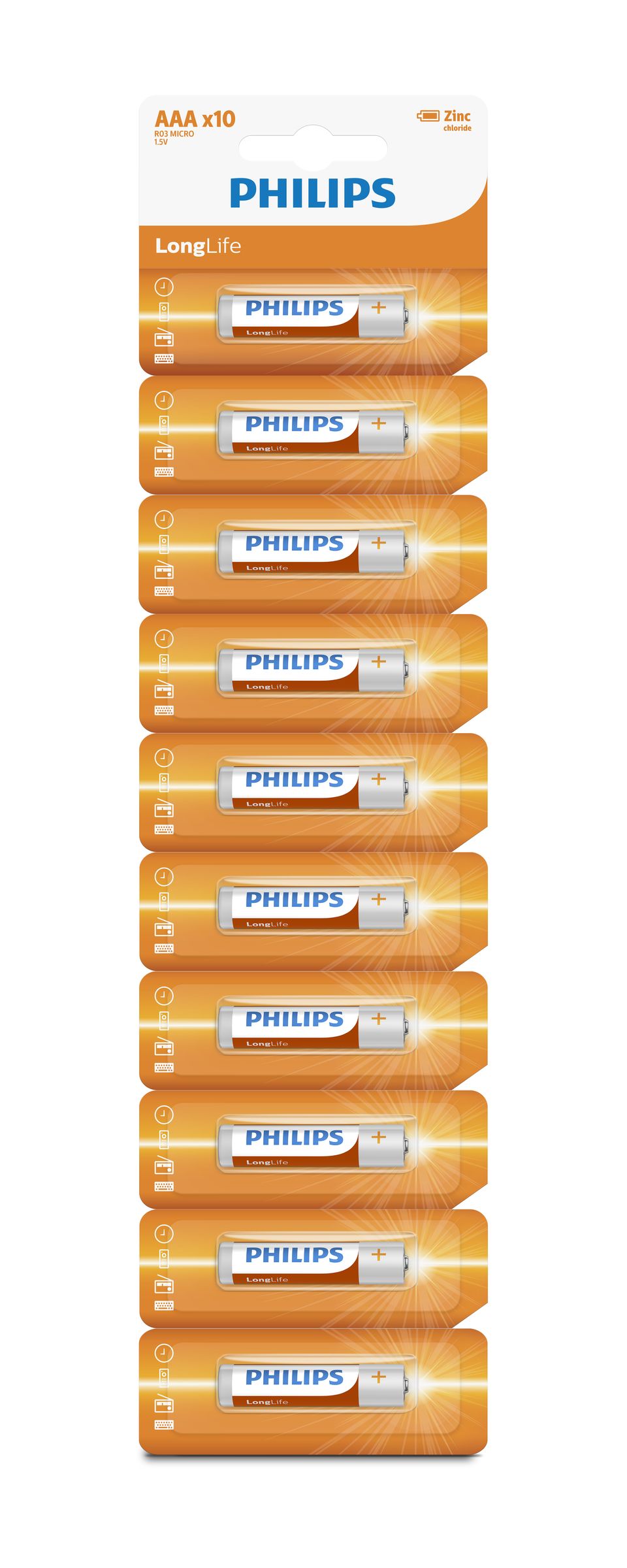 LongLife Battery R03L10S/94 Philips