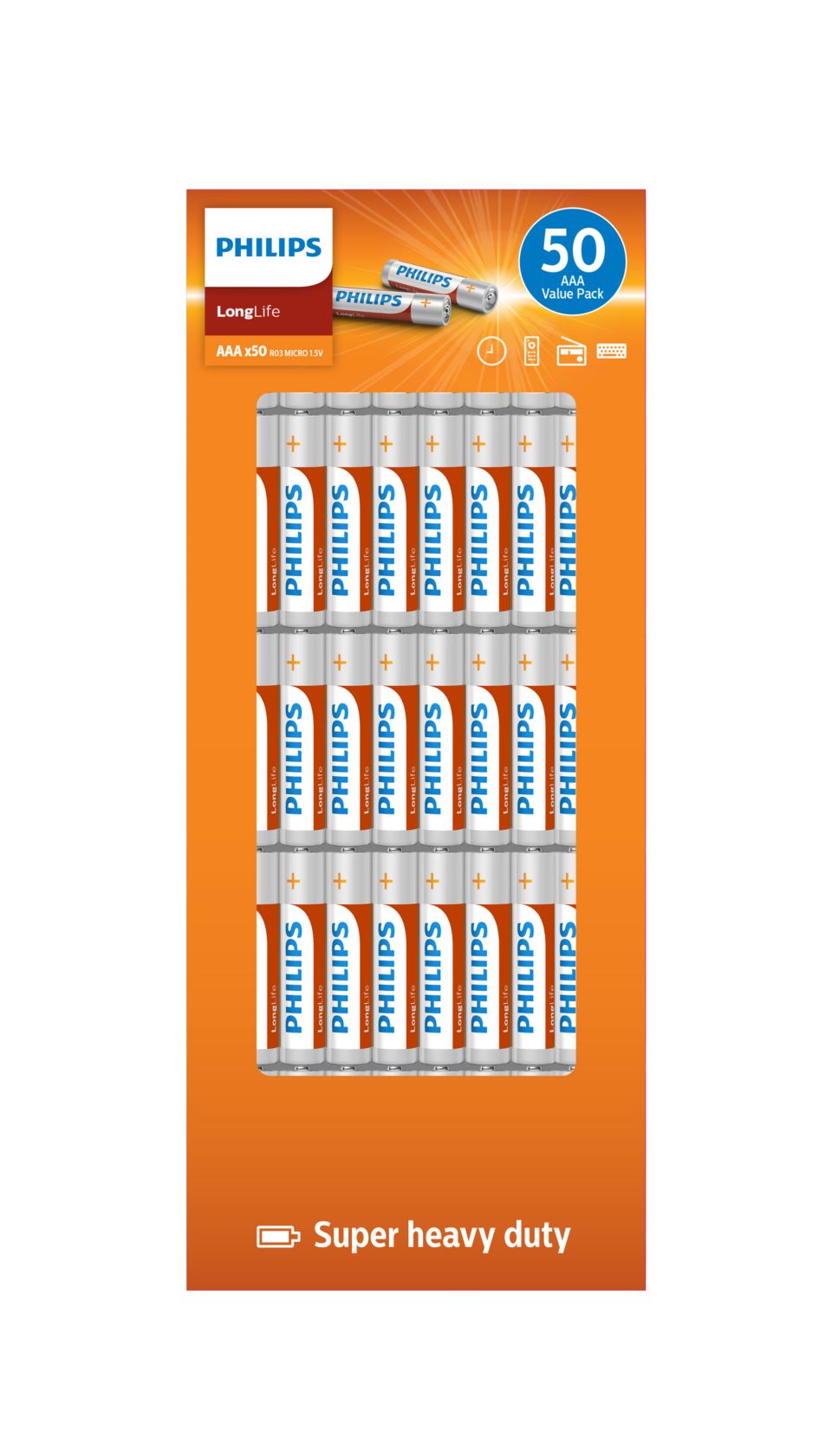 LongLife Battery R03L50FP/10 Philips