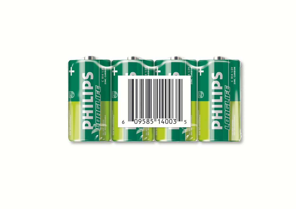 LongLife Battery R14LS4A/27 Philips