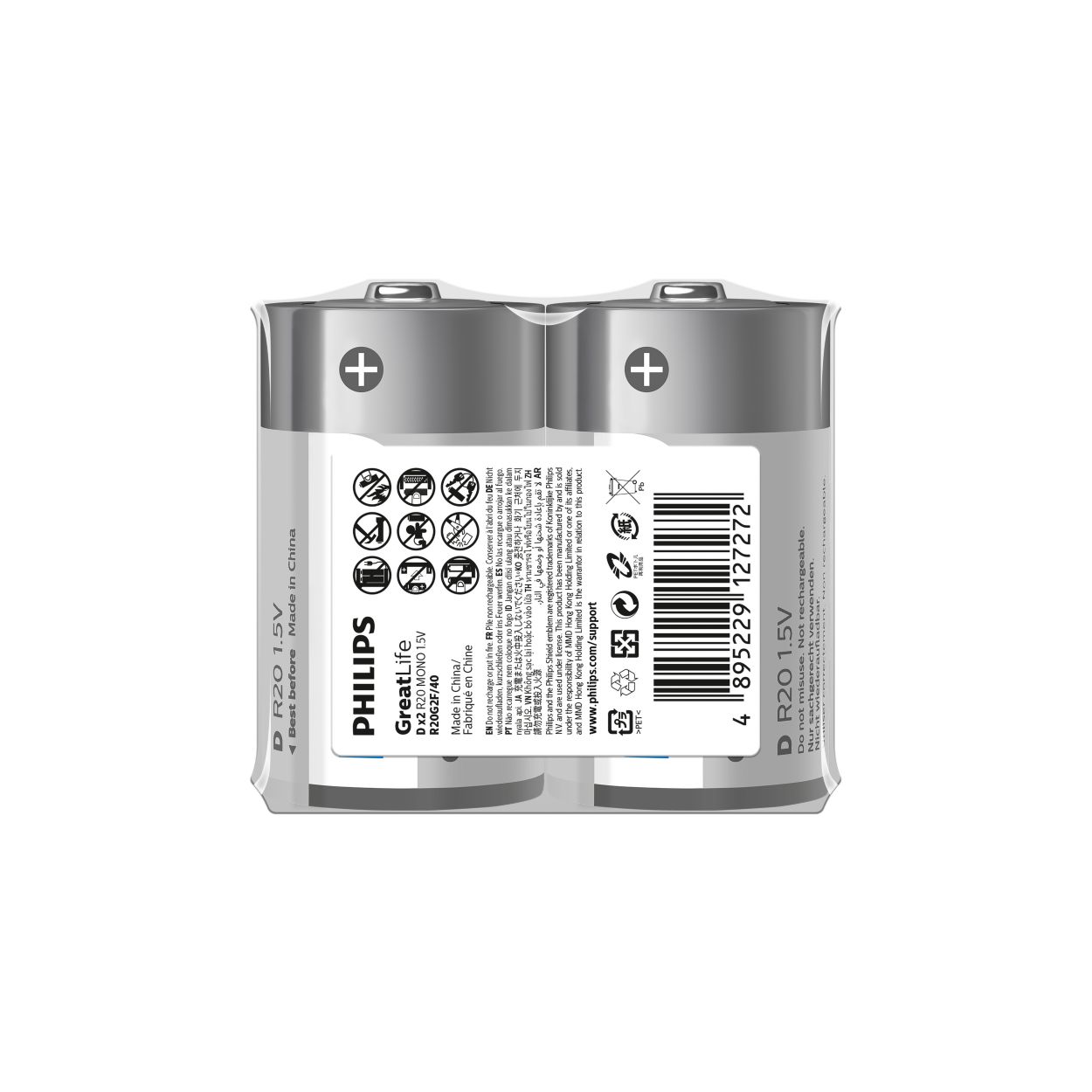 LongLife Battery R20G2F/40 Philips