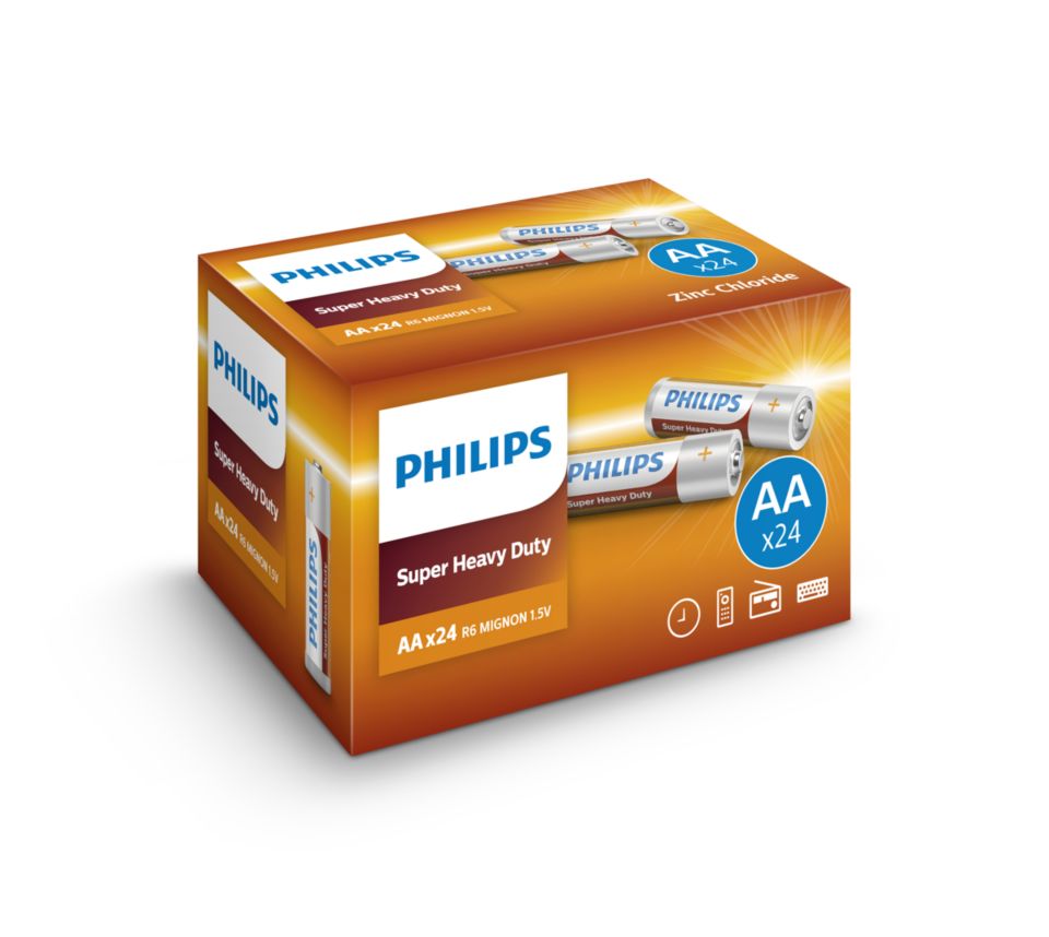 Philips Pile R6 AA 4 Pièces Longlife