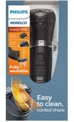 philips corded shaver with trimmer