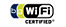 Wi-Fi b/g certified