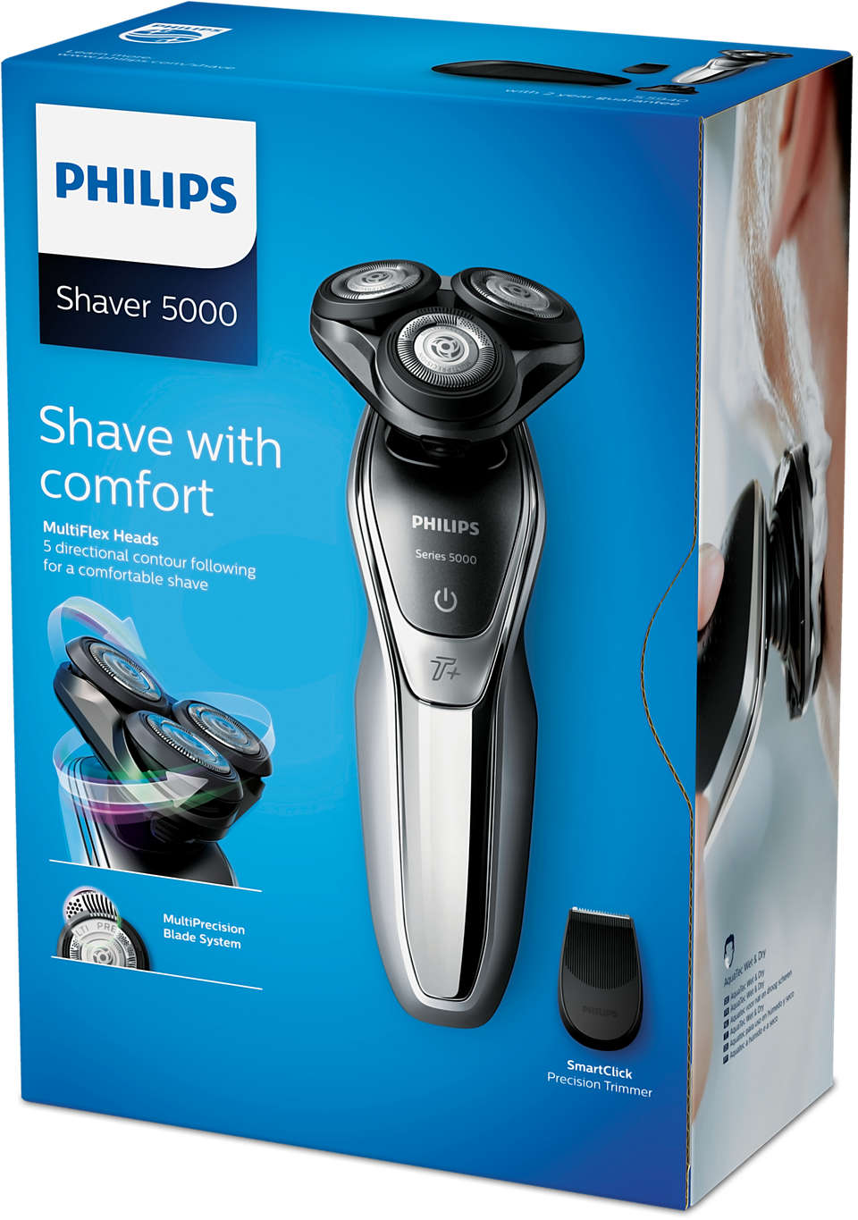 Shaver series 5000 ウェット＆ドライ電気シェーバー S5941/27 | Philips