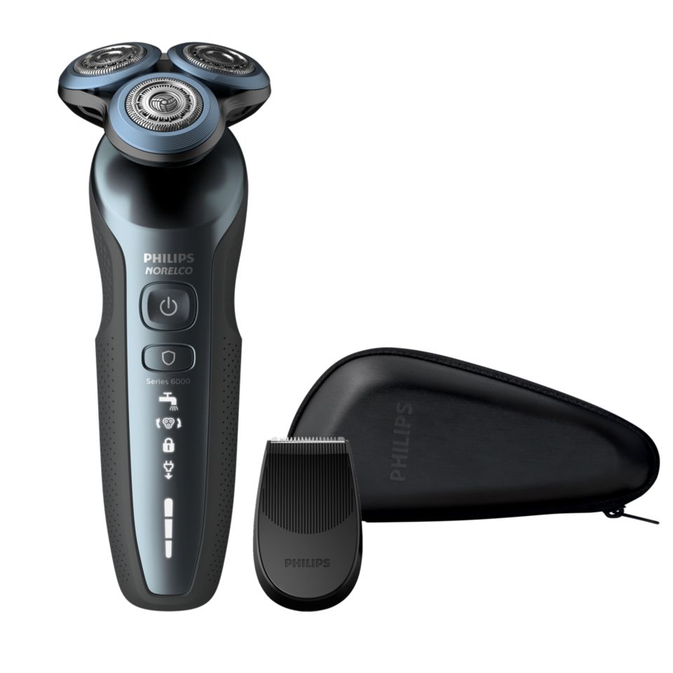 Shaver series 6000 Wet and dry electric shaver S6820/83 Norelco