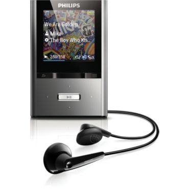 ViBE 8GB* MP3 video player FullSound™