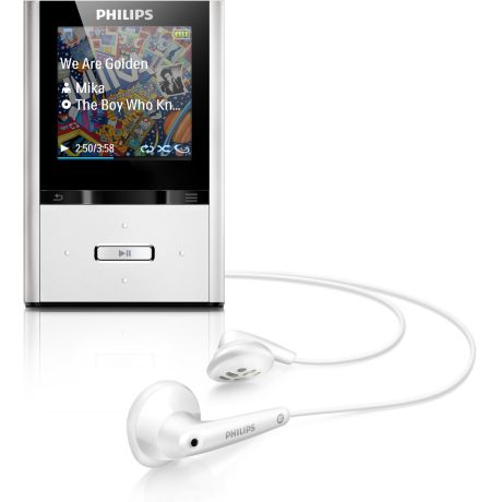 SA2VBE08SC/17B  ViBE 8GB* MP3 video player FullSound™