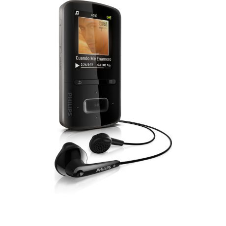 SA3VBE08KC/37  Baladeur MP3/vidéo