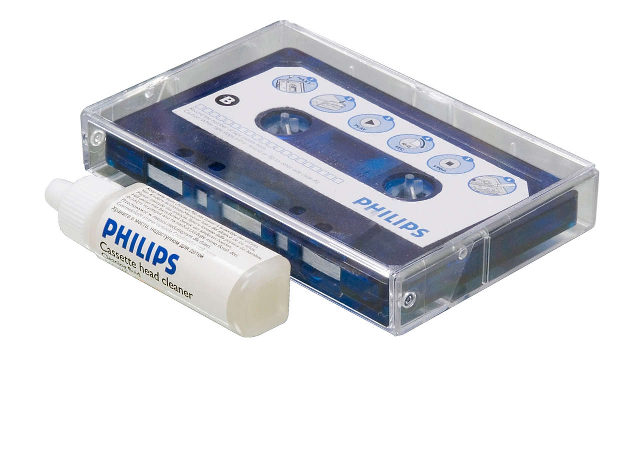 Für Reinigung und Schutz Ihres Audiocassettenplayers