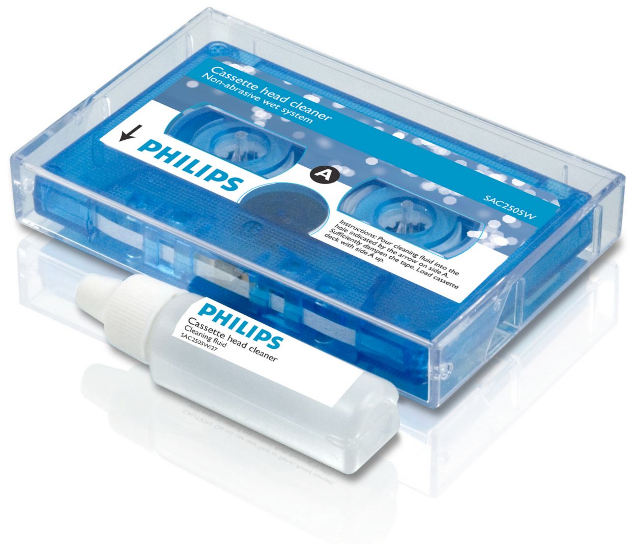 Cassette head cleaner SAC2505W/27 Philips