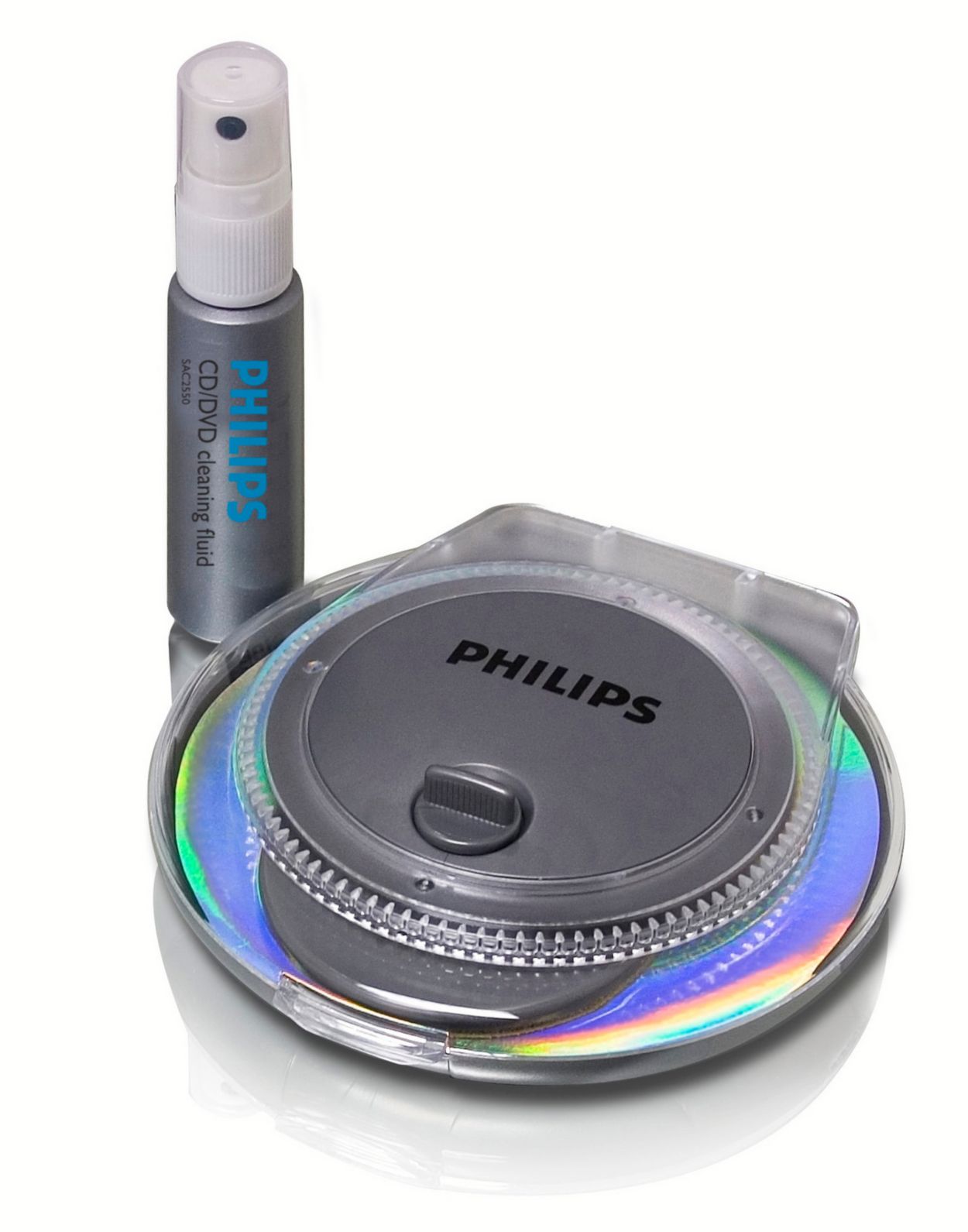 Solución limpiadora de CD de alta calidad, líquido de limpieza compacto  para CD y DVD con paño antiestático de microfibra, 7 onzas