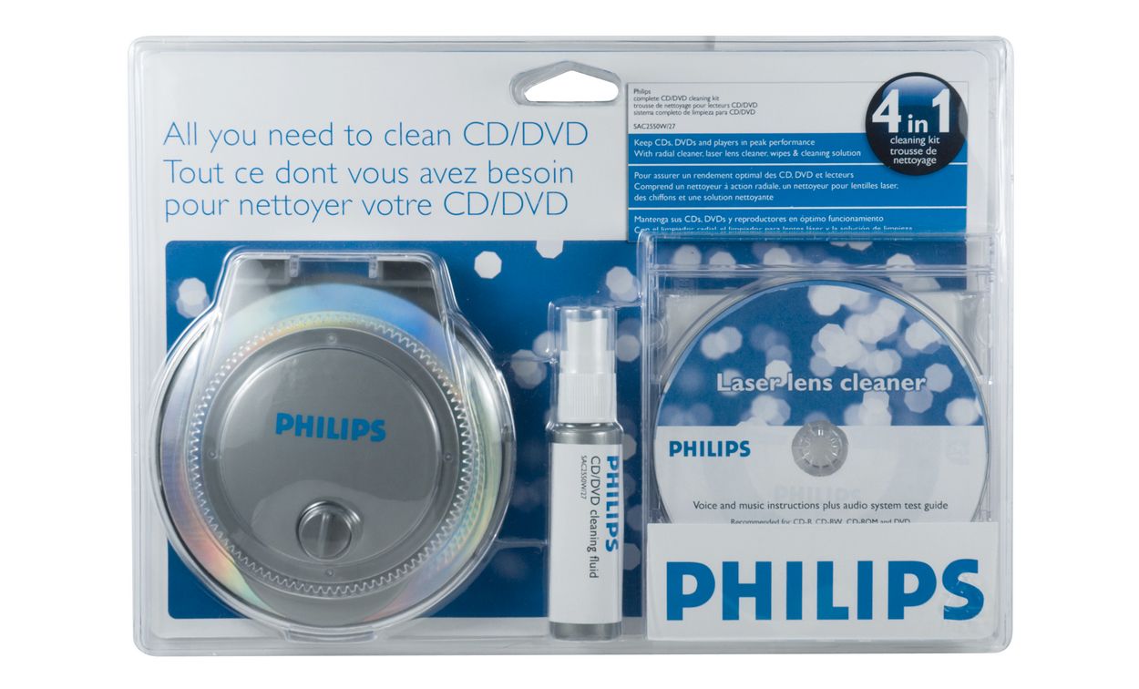 Limpiador de lentes de CD SAC2560W/55