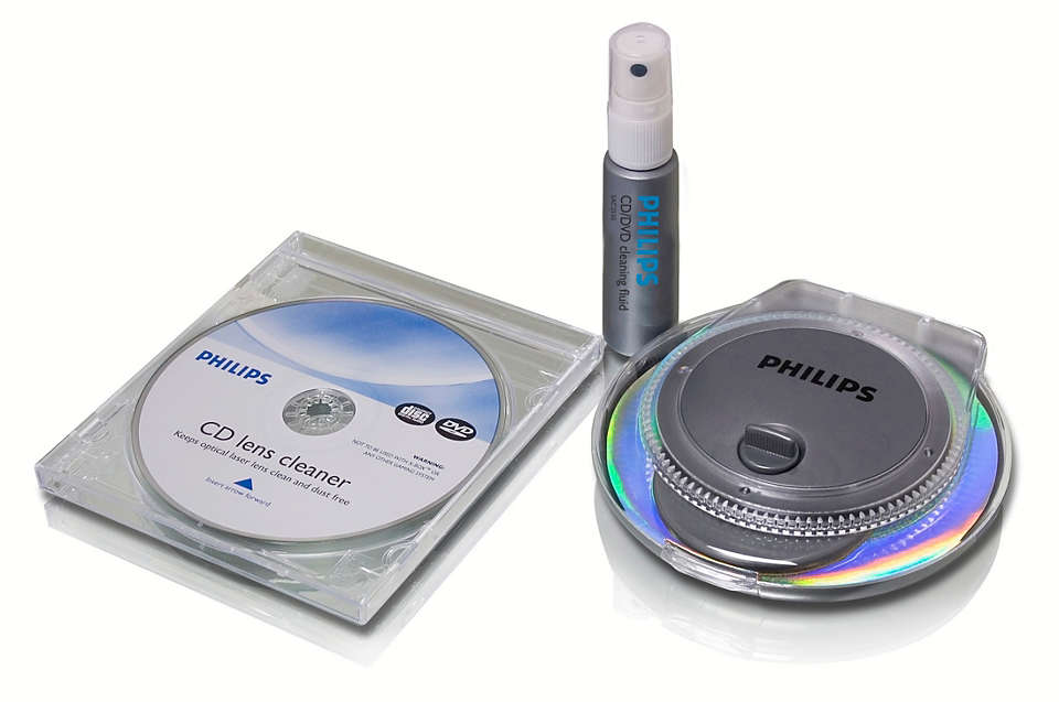 Allt du behöver för att rengöra CD-/DVD-skivor