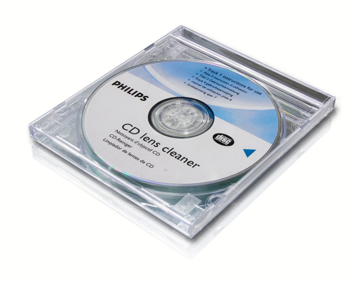 Inactivo Largo folleto Limpiador de lentes de CD SAC2560/10 | Philips