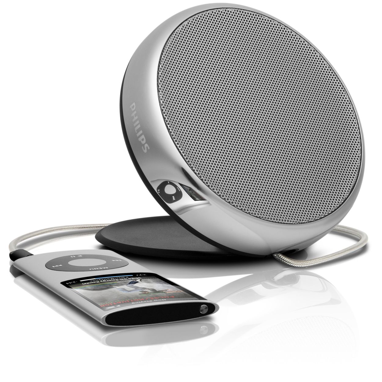 Speaker плеер. Акустика Philips Electronics 100 w. Динамики Philips АС. Филипс колонки в подставке. Аудио колонки переносные миниатюрные.