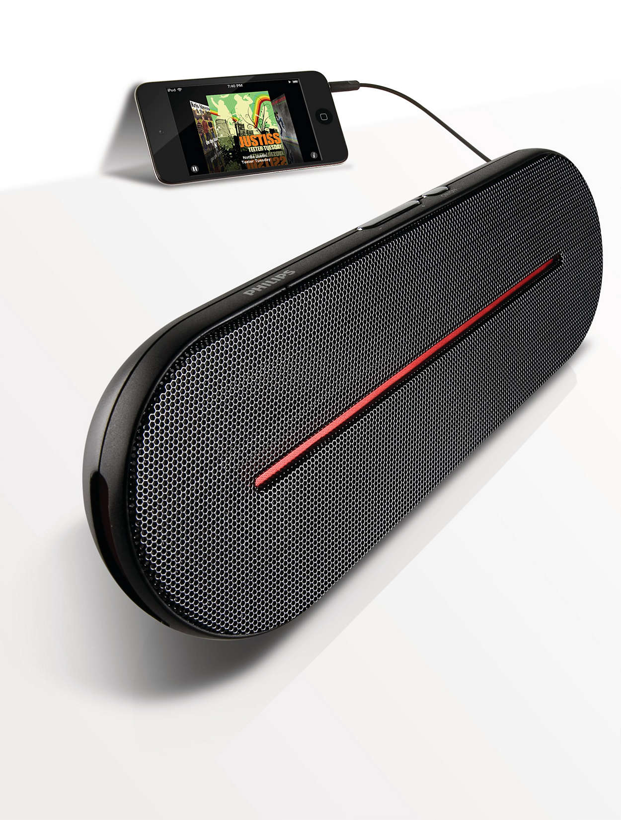 Portable, high-quality stereo sound