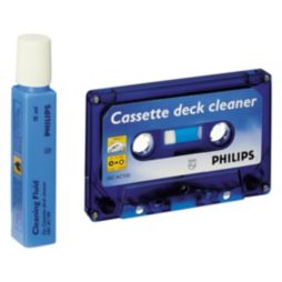 Sistema de limpeza de cassetes de áudio
