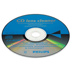 Sistema de limpeza para CDs