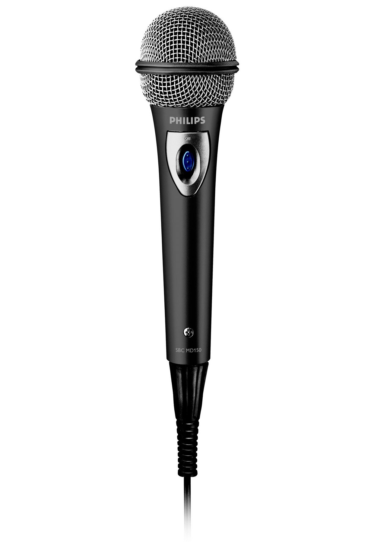 Черный микрофон купить. Микрофон для караоке Philips SBC MD 150. Микрофон SBC md150. Микрофон Филипс SBC md150. Микрофон проводной Philips SBC md150/00.