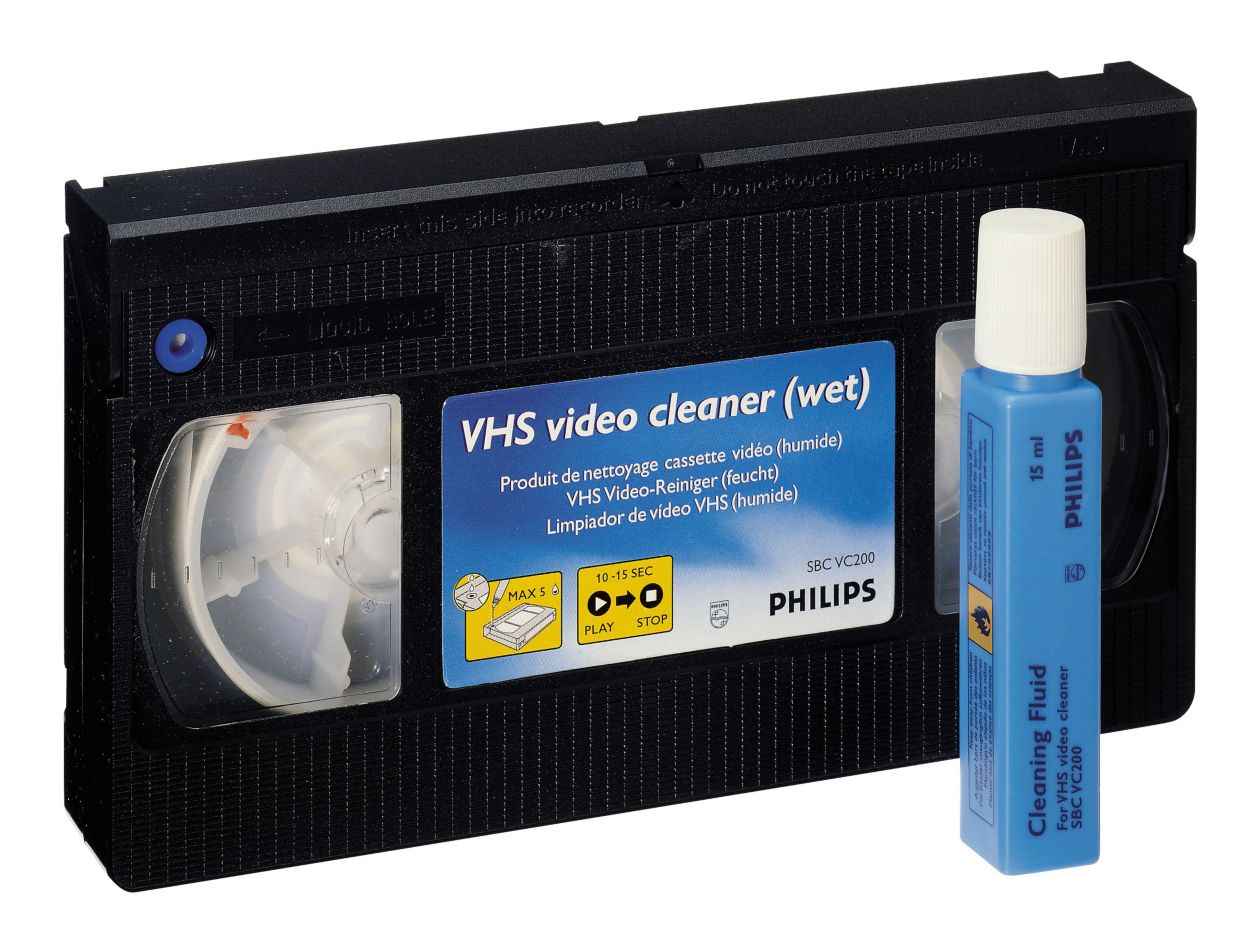 Kit de nettoyage VHS SBCVC200/00