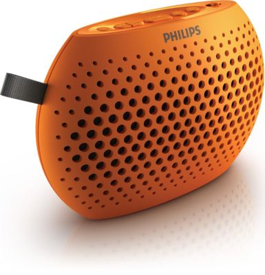 orange portable speaker