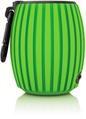 philips green portable speaker