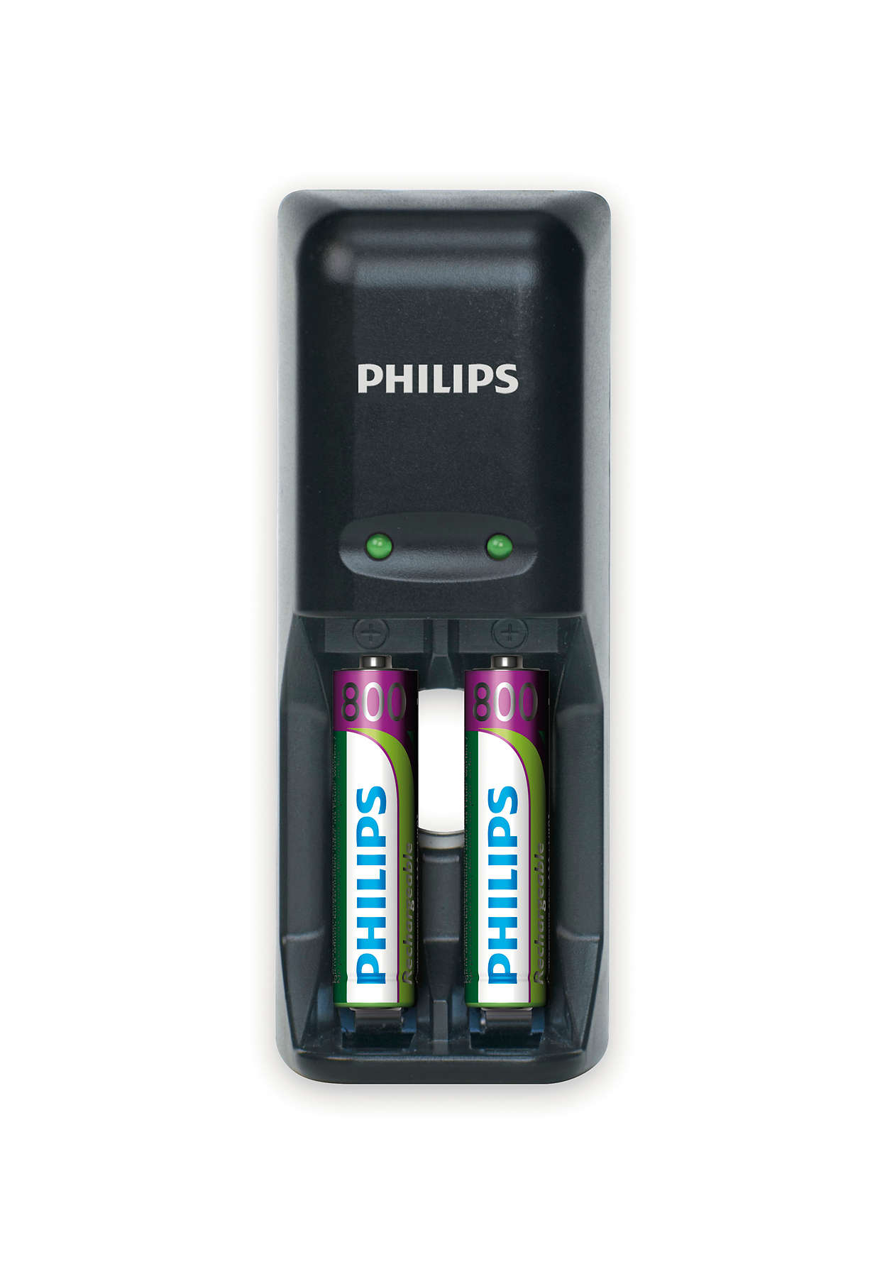 Philips MultiLife Akkuladegerät 2x AAA SCB1240NB/12 