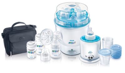 avent bottle and steriliser set