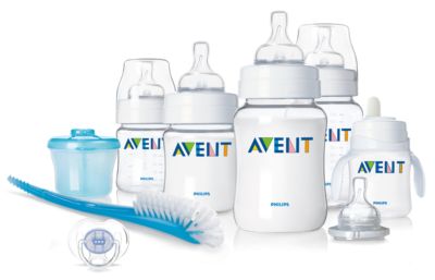 avent feeding bottle set