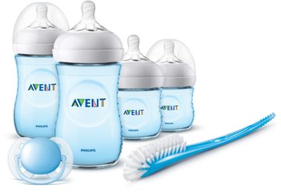 avent blue bottles starter kit