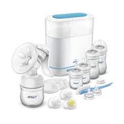 Avent Handmilchpumpen-Set mit Sterilisator
