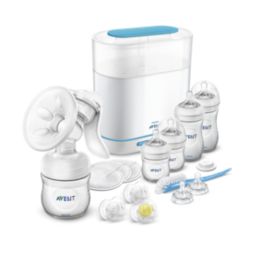 Avent Handmilchpumpen-Set mit Sterilisator